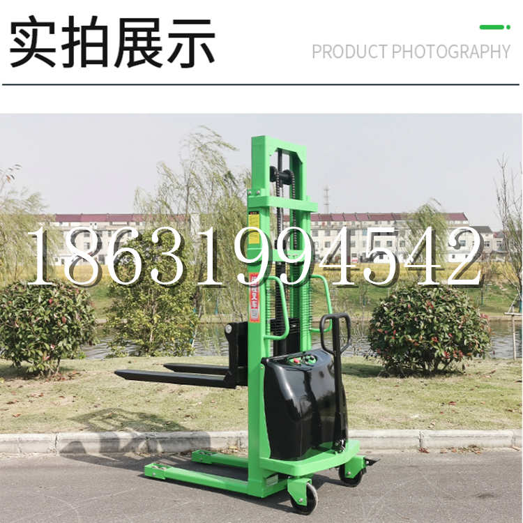 利川市电动叉车堆高车液压铲车电瓶1吨2吨站驾步行式小型全自动叉车